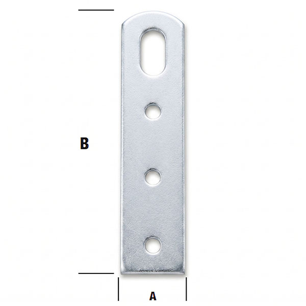 MINUTEX Asole in Acciaio Zincato Bianco CONF.DA PZ4 - MINUTEX - Immagine 2